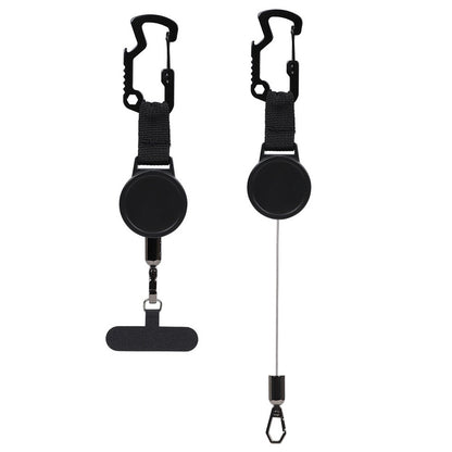 Multi-Function Retractable Carabiner with Lanyard