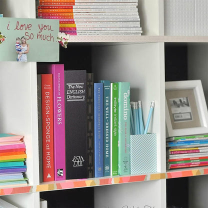 Dictionary Book Secret Money Case  Key Lock Jewellery Security Box Black