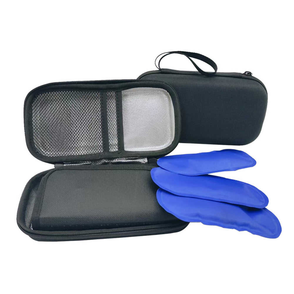 Insulin Cooler Travel Case Diabetic Medication Cooler Bag-Black