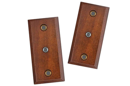4Pcs Black Walnut U Shaped Wall Hanger for Guitar Banjo Bass