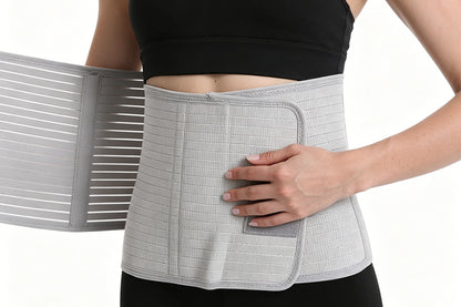 Bamboo Charcoal Fiber Belly Band - Grey