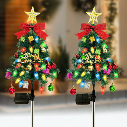 Christmas Tree Outdoor Solar Lights ¨C Waterproof Yard Garden & Lawn Decoration Style 1