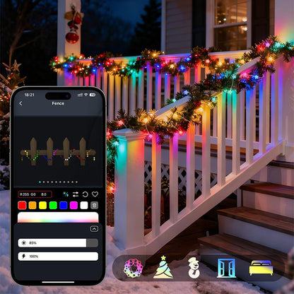 Smart Star Fairy Lights Color Changing String Lights Christmas Decor