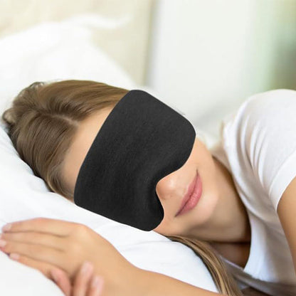 Travel Headrest Pillow and Sleep Eye Mask Set for Long Flight