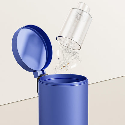 Cordless Desktop and Car Vacuum Cleaner with Blow & Suction Functions and Digital Display-Blue