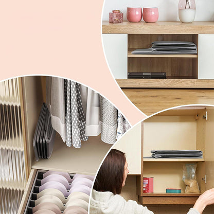 12Pcs Set Drawer Organizers for Clothes Underwear Sock Foldable Closet Organization Bins