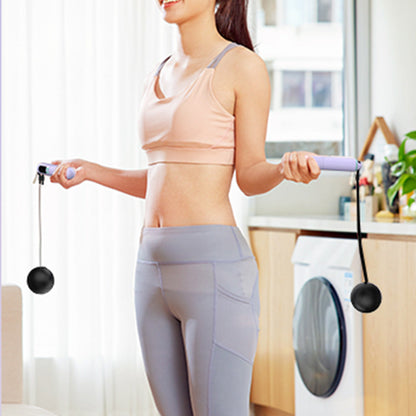 Smart Digital Jump Rope Set Accurately Skipping Rope Weighted Exercise Rope for Fitness Training Purple