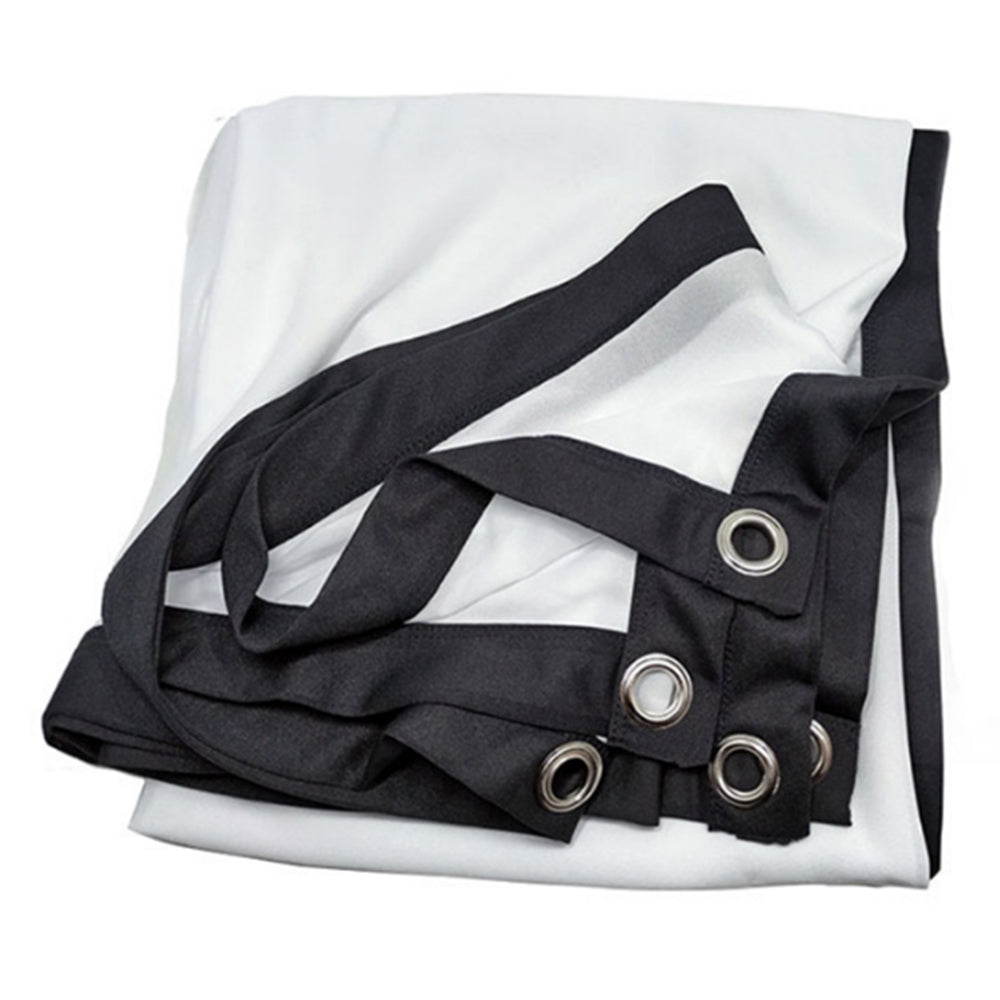 120 inch Projector Screen Cloth Foldable 16:9 HD Hanging Movie Screen for Home Outdoor