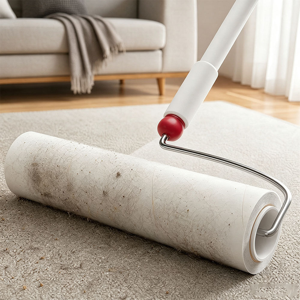 24cm Extendable Lint Roller for Floor Carpet