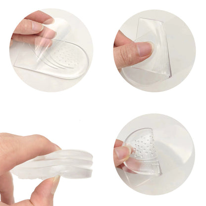 Adjustable Heel Insoles Heel Wedge Corrective Inserts for Over Pronation and Supination