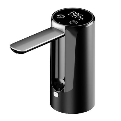 Digital Automatic Water Pump USB Rechargeable Water Dispenser Black