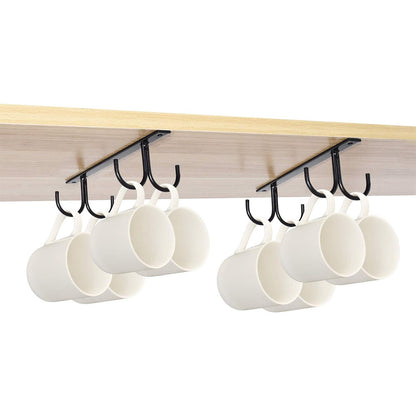 3Pcs Mug Hooks Under Cabinet Coffee Mug Holder for Kitchen Utensils