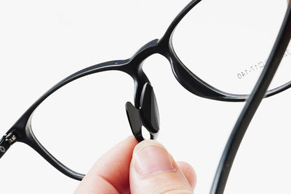 12 Pairs Eyeglass Nose Pads - Black