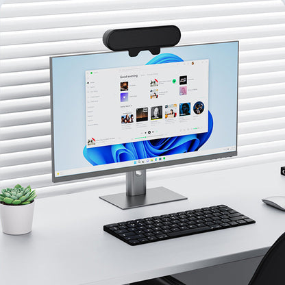 USB Clip-On Speaker 10W High Power Portable Soundbar for Laptop PC