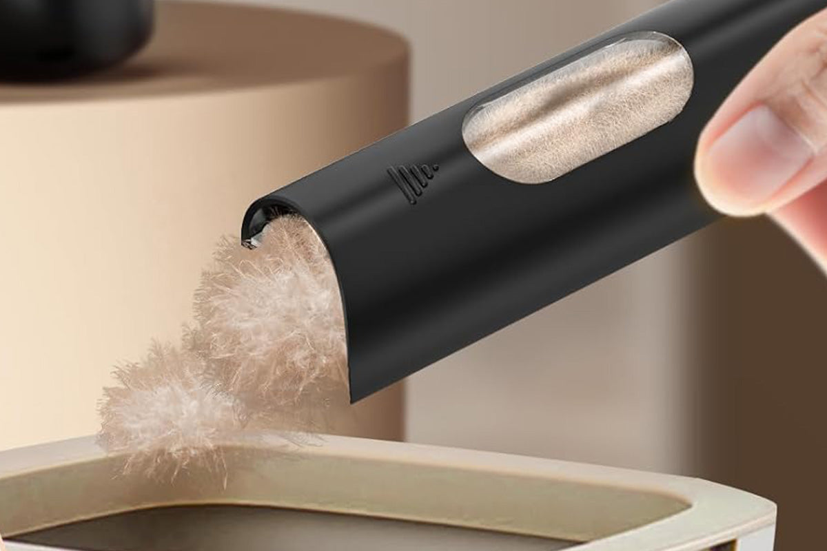 Lint Pill Remover Battery Operated Fabric Shaver for Remove Fabric with Digital Display-Black