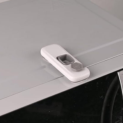 5Pcs Kid Proof Refrigerator Lock Freezer Door Security Lock for Fridge Cabinets Light Grey