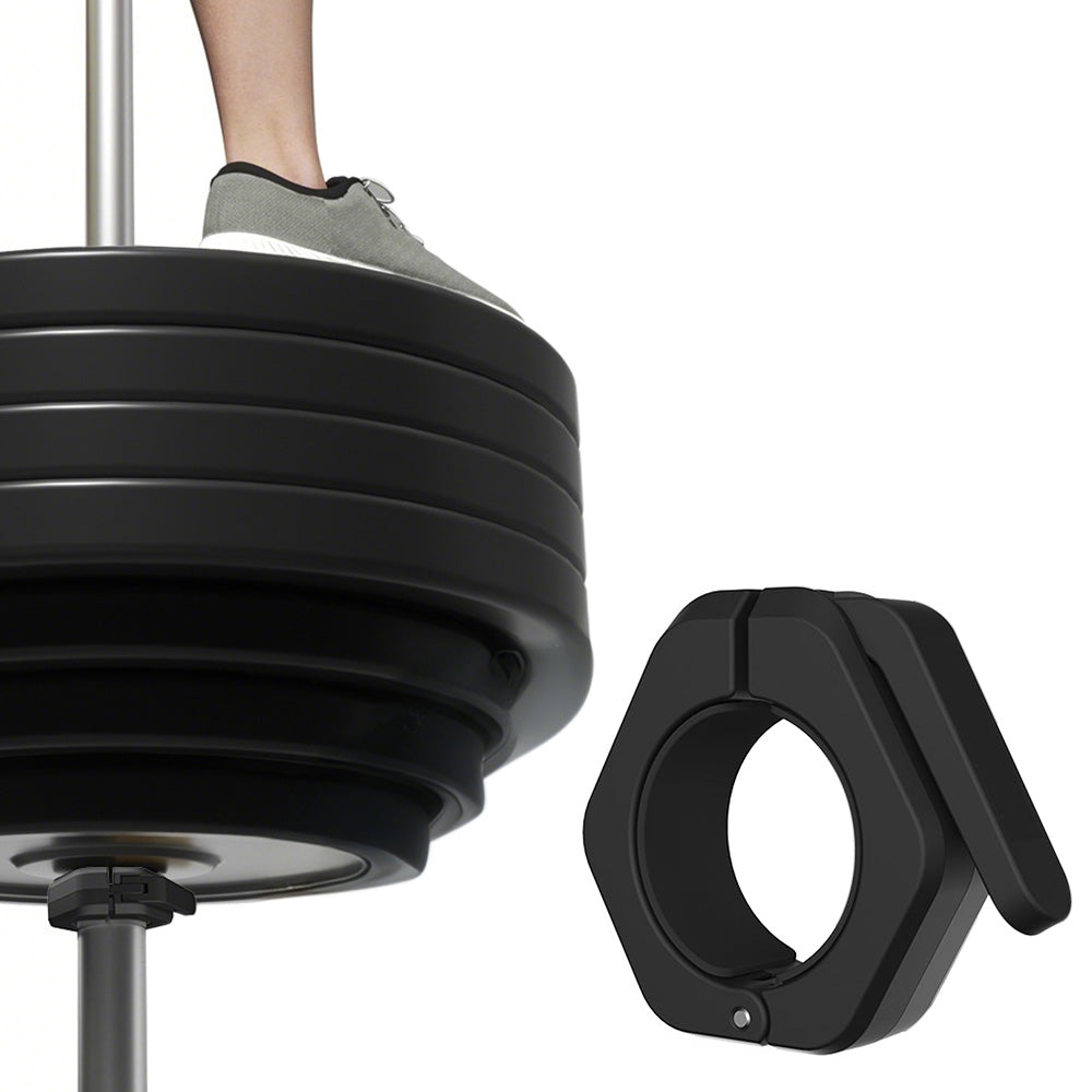 Quick Release Olympic Barbell Clamps ¨C Weight Bar Clips for Home Gym
