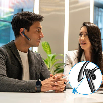 Single Ear Headphone Wireless Bluetooth Headset with Charging Case