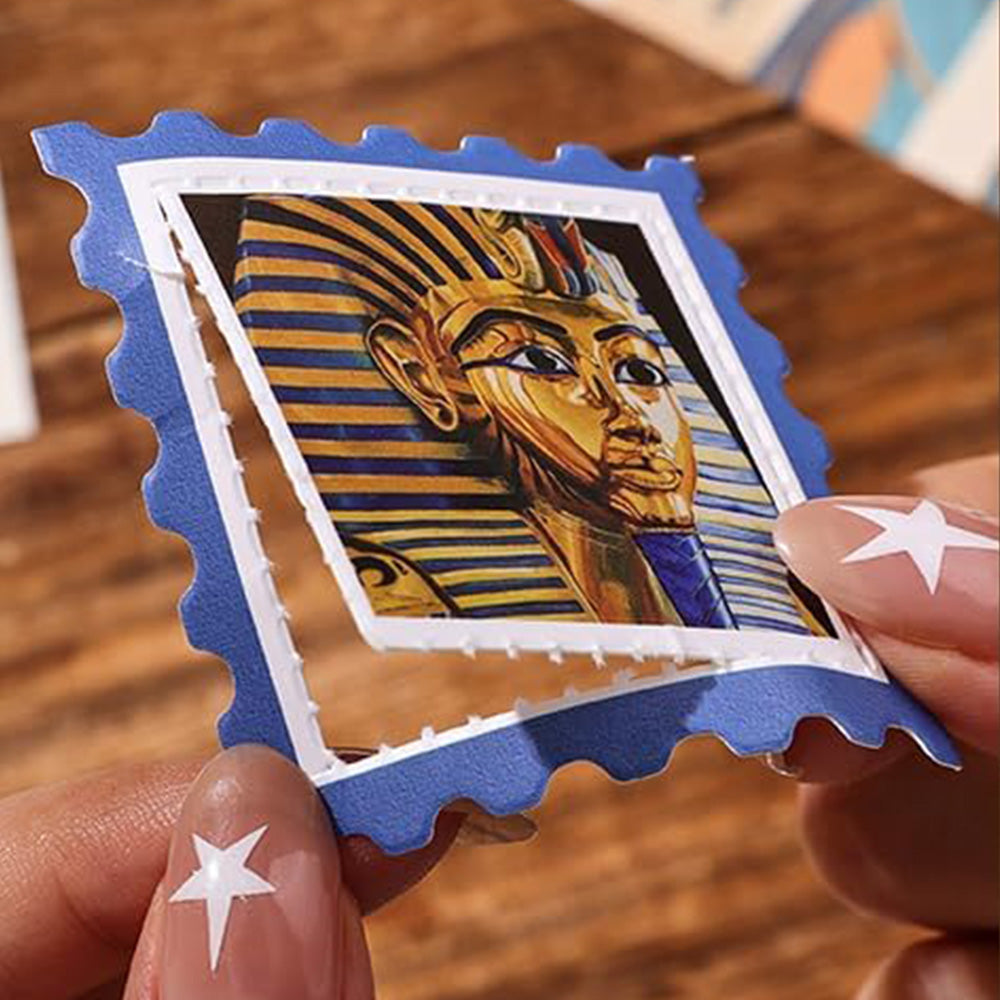 Vintage Scrapbook Kit Bullet Junk Journal Kit with Scrapbooking Supply-Egyptian