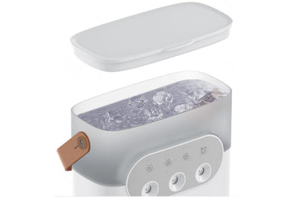 Tower Cooling Fans Standing Desk Fan with 3 Speeds and Light for Bedroom -White