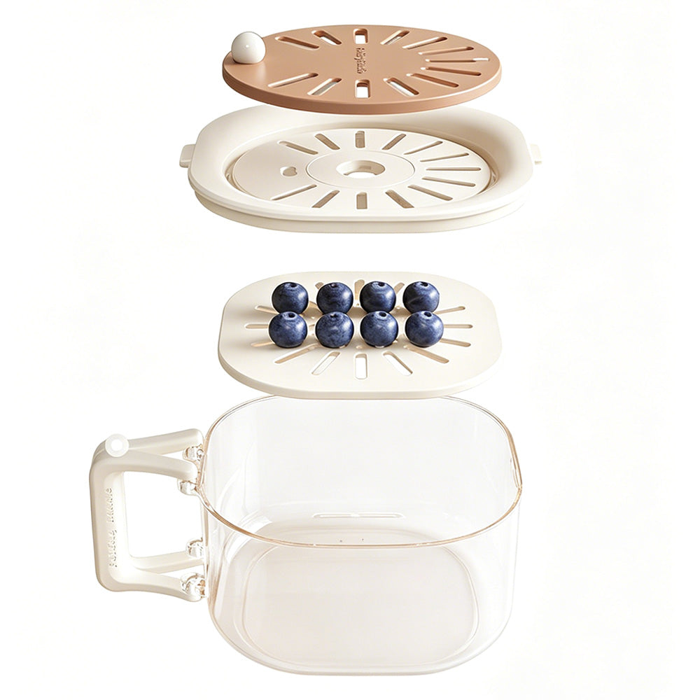 2 in 1 Collapsible Colander and Basin -Coffee