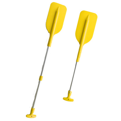 Telescoping Boat Paddle Portable Aluminium Shaft for Kayaing Boating Canoeing River Tubing Yellow