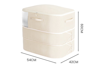 2Pcs Comforter Storage Bag 3-Layer Blanket Storage Bags Compression Organizer