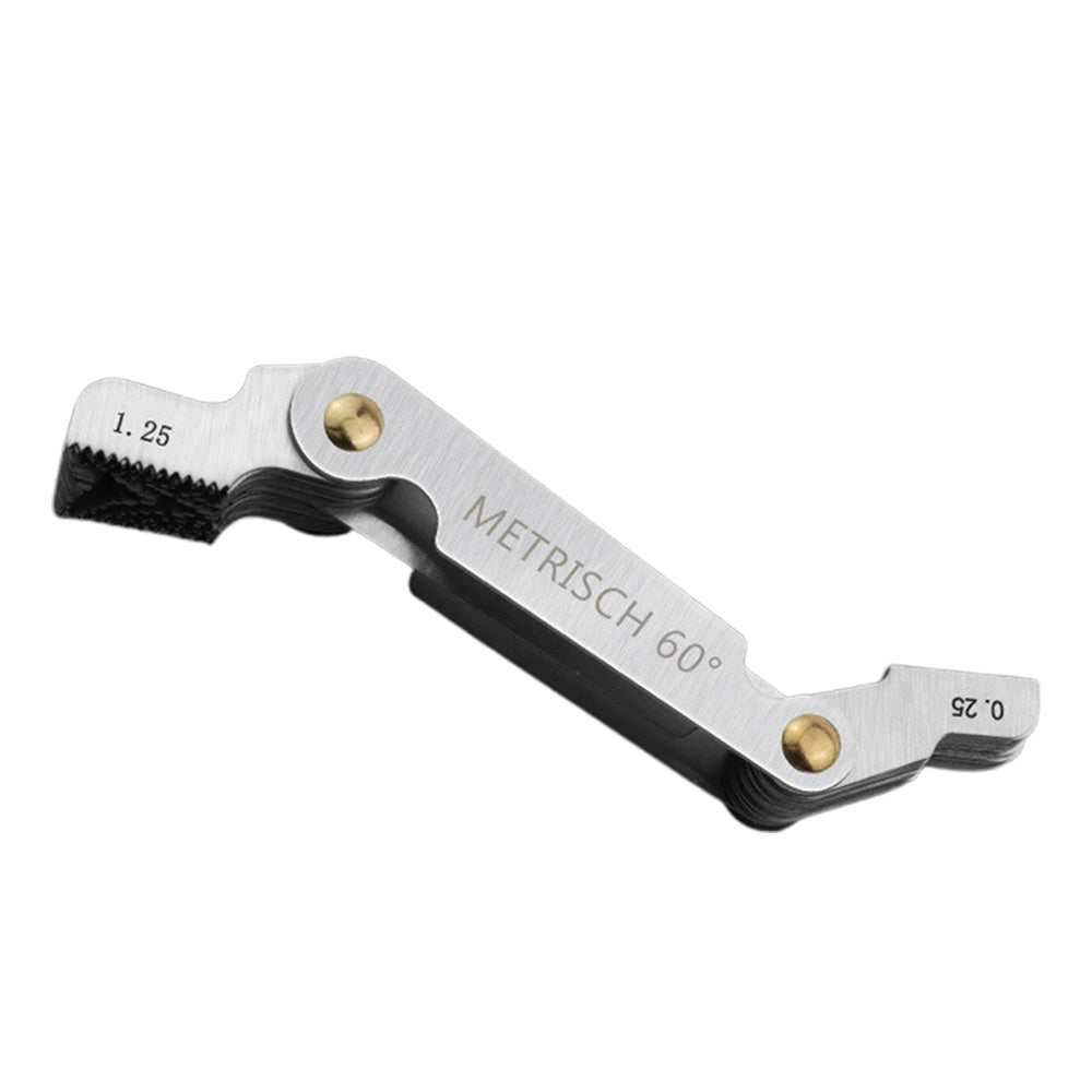 52 Leaf Metric 60 Degree and Imperial 55 Degree Thread Pitch Gauge