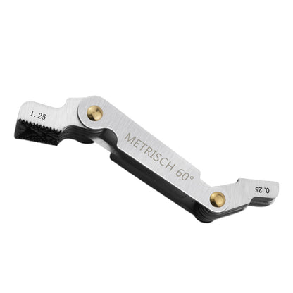 52 Leaf Metric 60 Degree and Imperial 55 Degree Thread Pitch Gauge