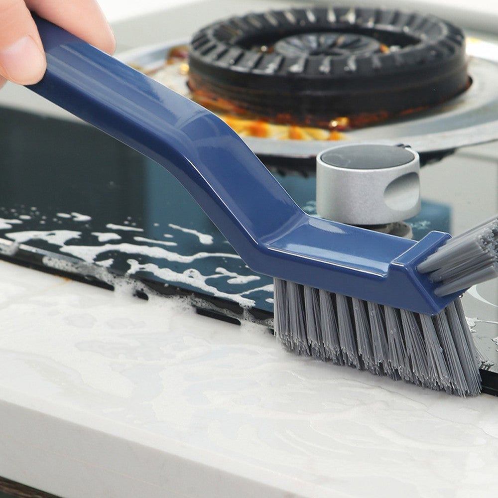 2Pcs Multifunctional 2-in-1 Crevice Gap Cleaning Brush