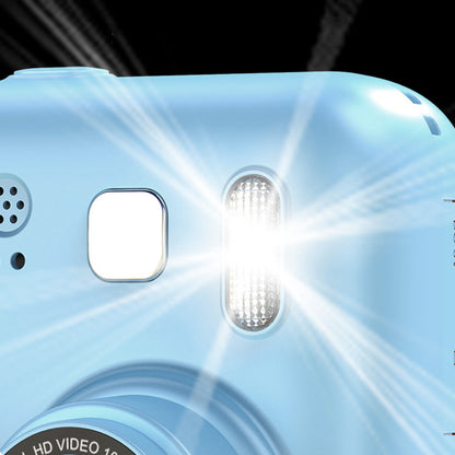 Kids Camera With Instant Print Portable Thermal Printing Digital Camera Toy-Blue