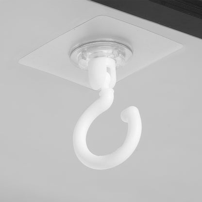 10 Pcs No Drill Ceiling Hooks -White
