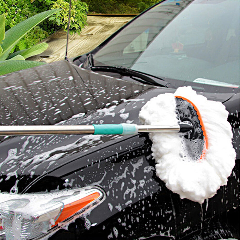Milk Silk Car Wash Mop with Telescoping Handle
