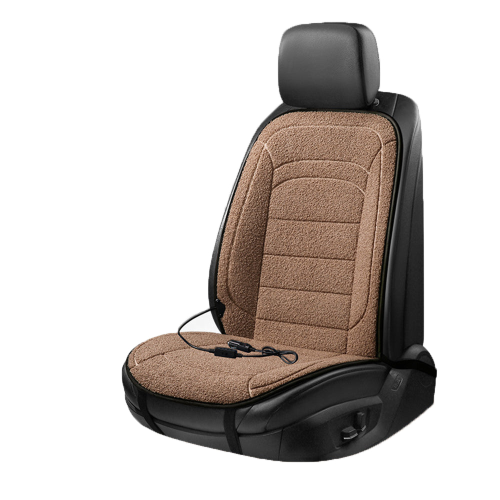 Car Seat Cushion 12V Heated - Brown