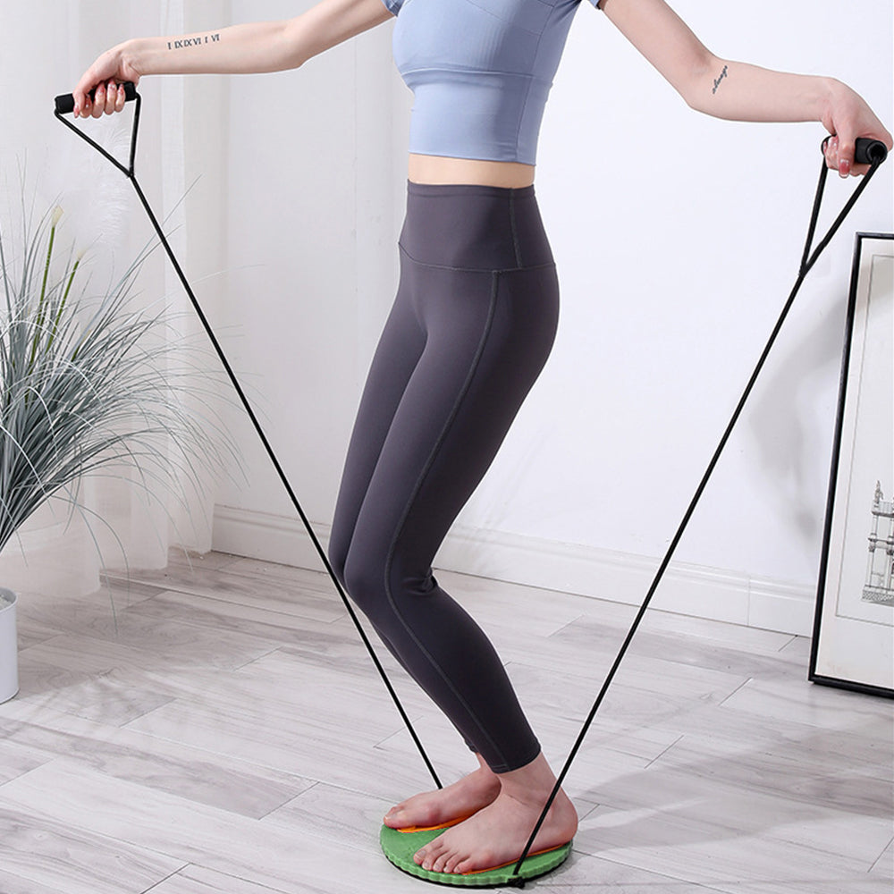 Magnetic Waist Twisting Disc Resistance Twist Board Balance Fitness Trainer Green