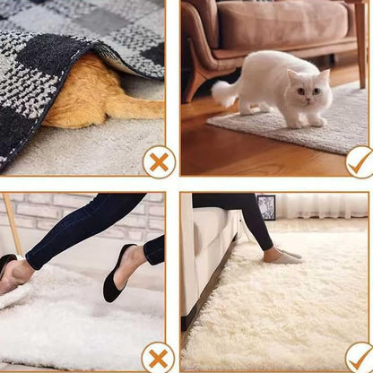 12Piece L Shap Rug Gripper Pads for Hardwood Floors