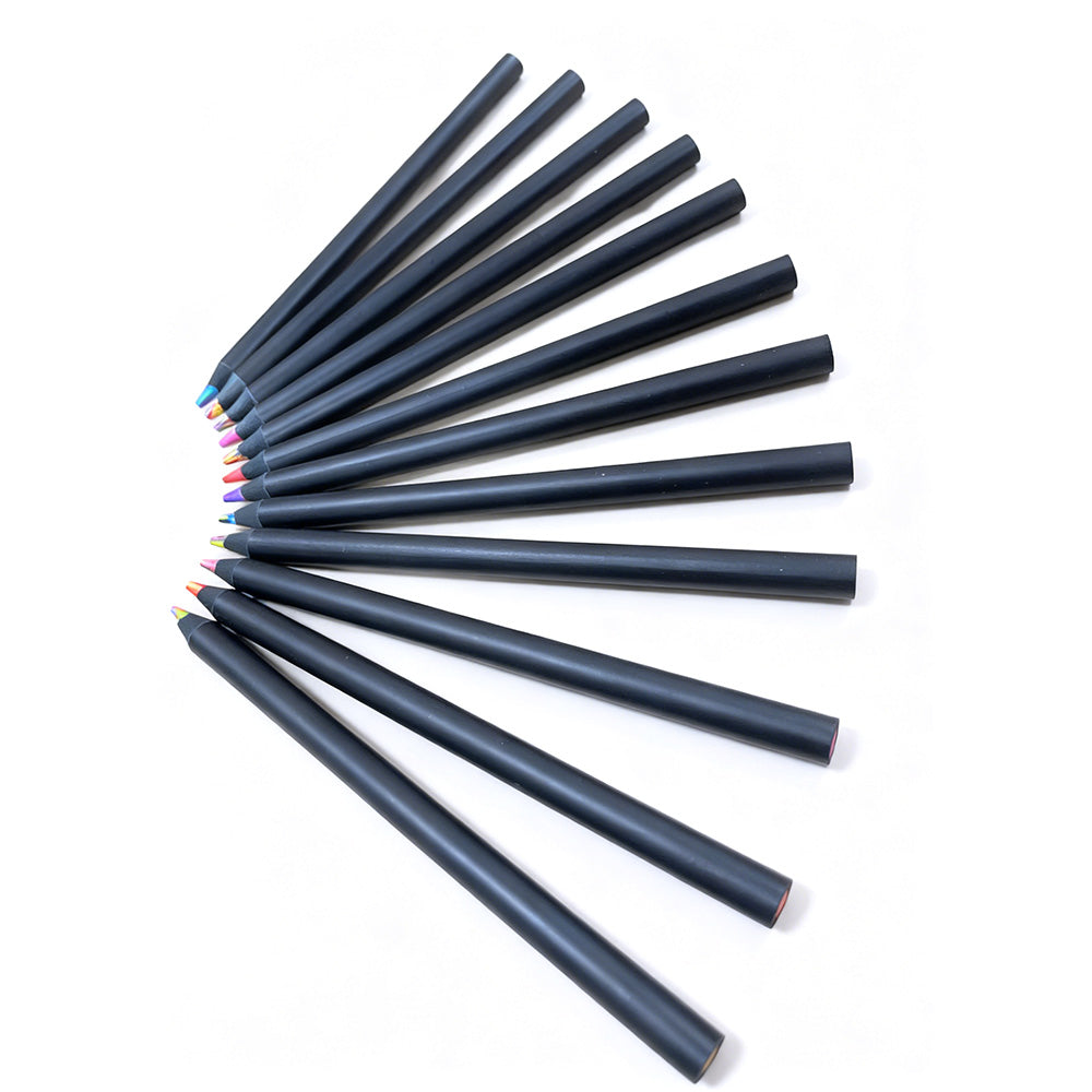 12-Color Rainbow Pencils Set for Kids Coloring Drawing Sketching Gifts