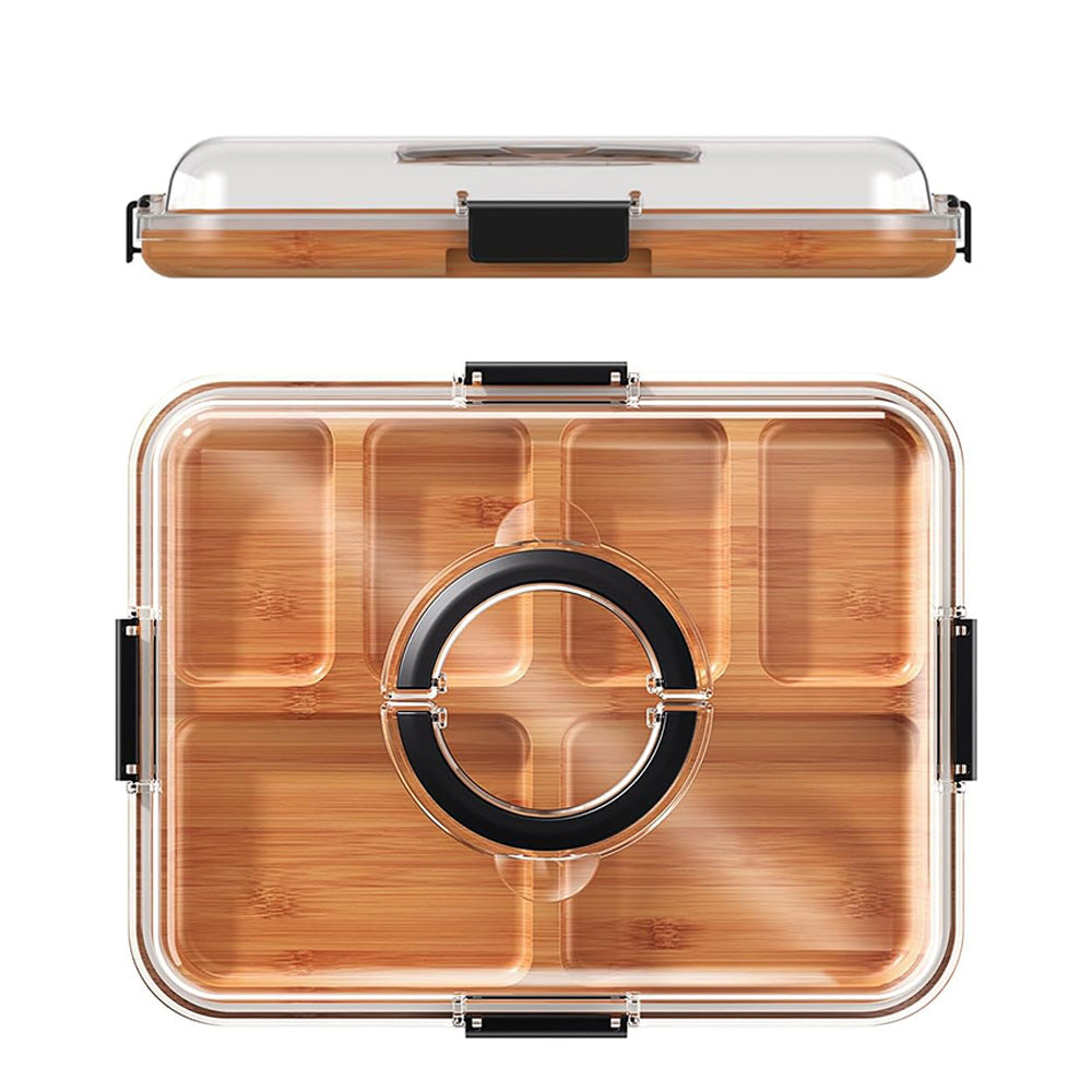 Charcuterie Board with Clear Lid Portable Travel Cheese and Cutting Board Set