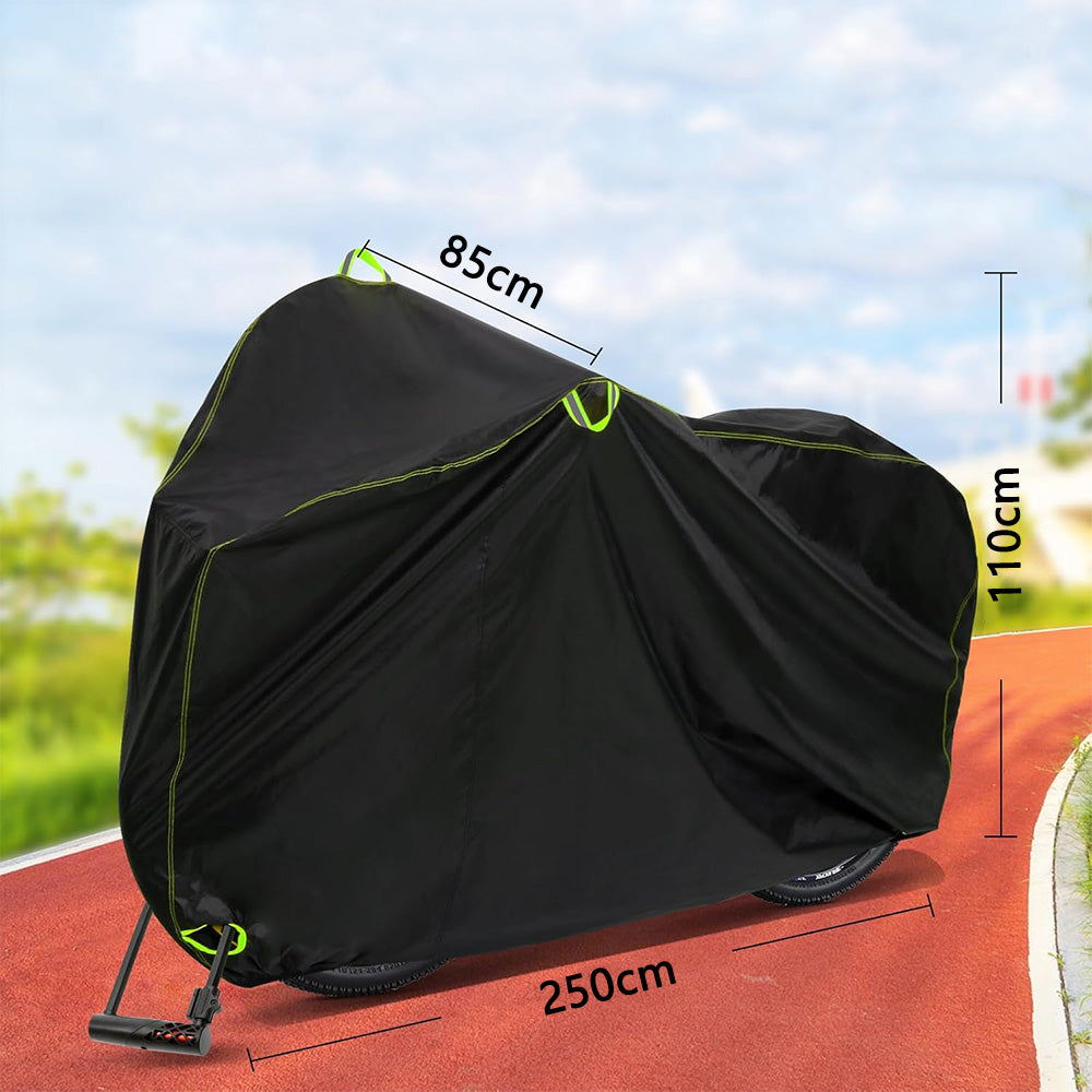 Water Resistant Bike Cover Outdoor Sun Dust Wind Proof Storage Protector for Mountain Road Bike E-bike