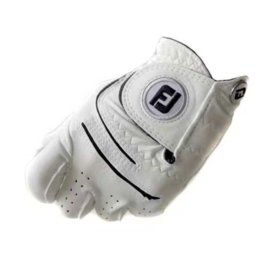Men’s Golf Gloves PU Leather Non Slip Adjustable Gloves for Practice Left Hand
