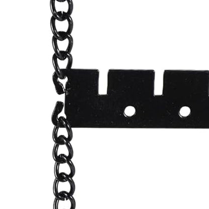 6 Layer Wall Mounted Earring Organizer for Studs Hoops Dangle Earrings and Necklaces