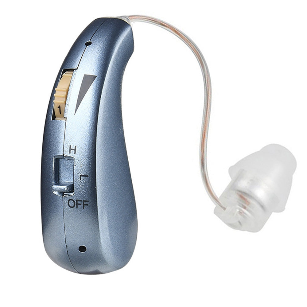 1X Hearing Aid for Seniors Rechargeable Hearing Amplifier for Hearing Loss Blue