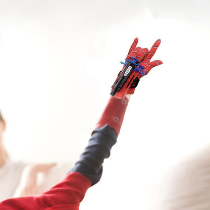 Spider Web Launcher Toy Set with Gloves Superhero Wrist Shooter for Role Play