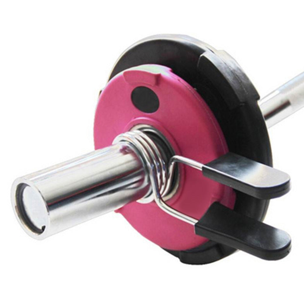 4 Pack 25mm Barbell Spring Clips Gym Weight Lifting Clamps for Dumbbell Bar Lock