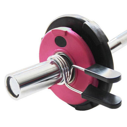 4 Pack 25mm Barbell Spring Clips Gym Weight Lifting Clamps for Dumbbell Bar Lock