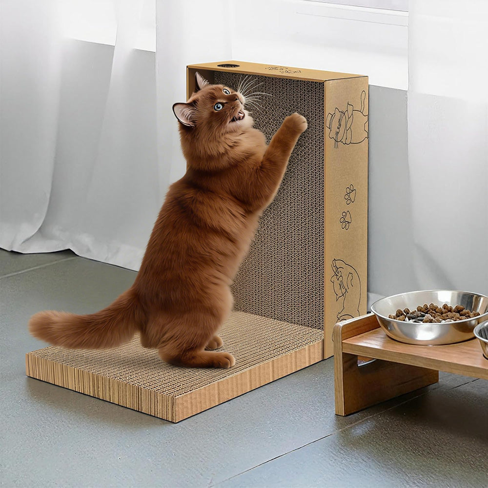 5Pcs Cat Scratcher Cardboard Box Cat Scratching Pad for Indoor Cats and Kitten