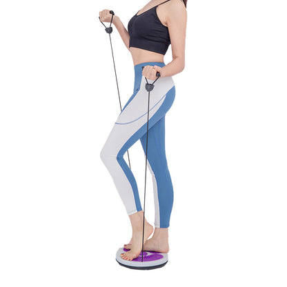 Twist Waist Board Magnetic Balance Board Foot Sole Massage Disc with Drawstrings Exercise Fitness Accessories Purple