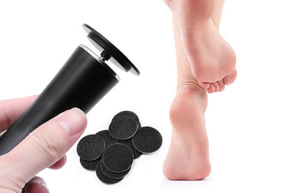 Electric Foot Grinding Dead Grinder Skin Foot File Callus Remover Pedicure Tool -Black