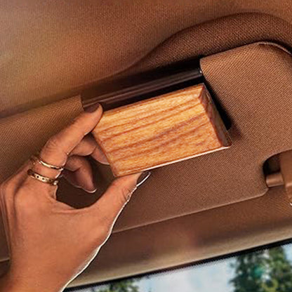 Car Air Freshener Wood Air Freshener Long Lasting Natural Car Fresheners-Amber Ebony