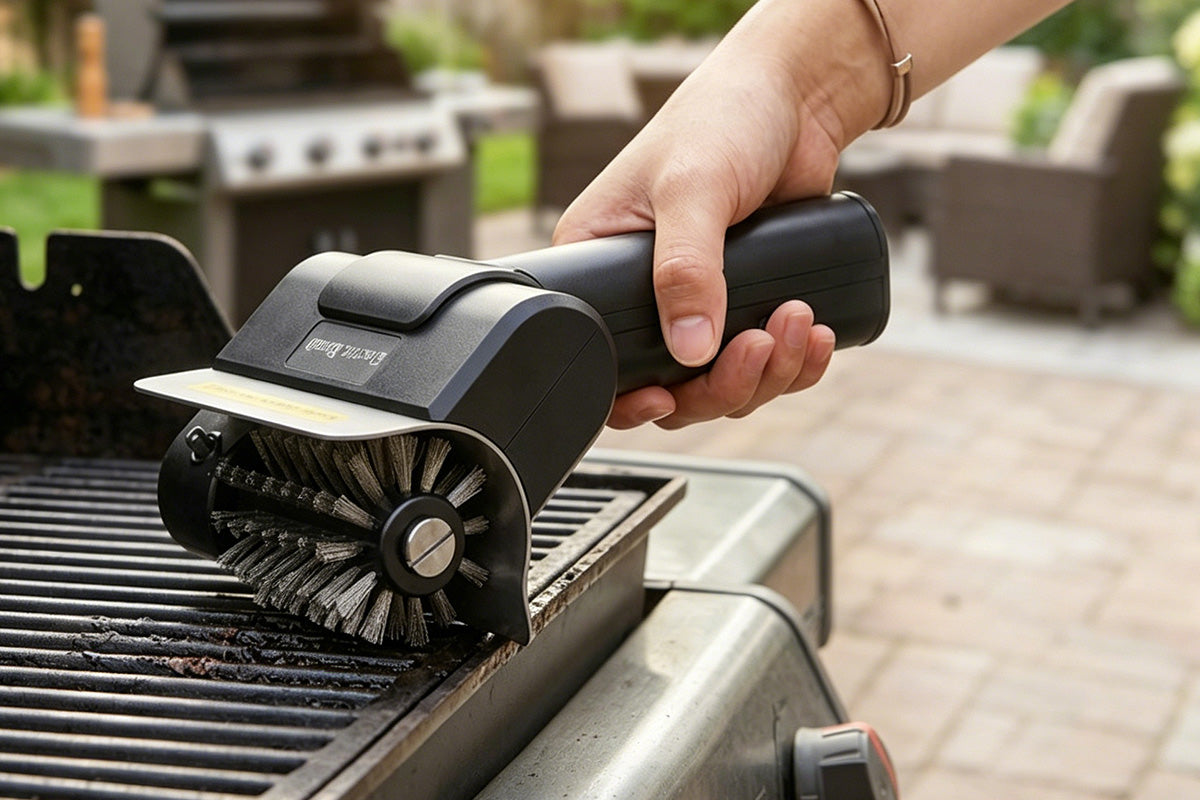 Cordless Electric Grill Brush BBQ Cleaner
